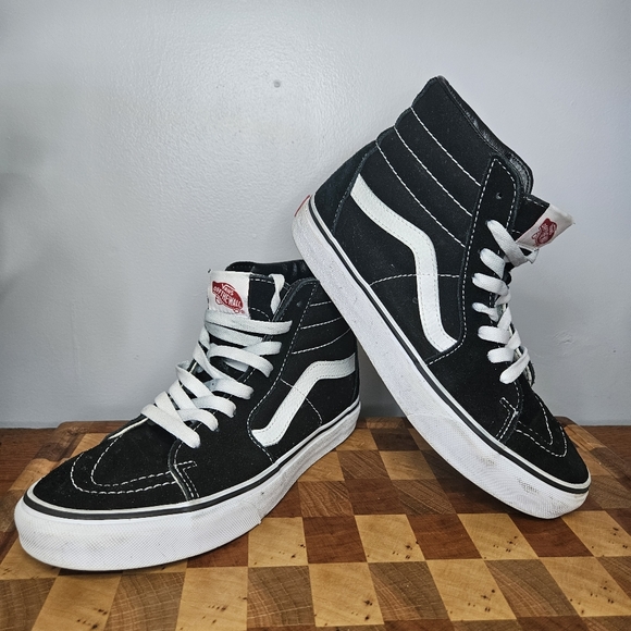 Vans Hightower Black and white suede Size 6.5 men's 8 women's - Picture 5 of 14